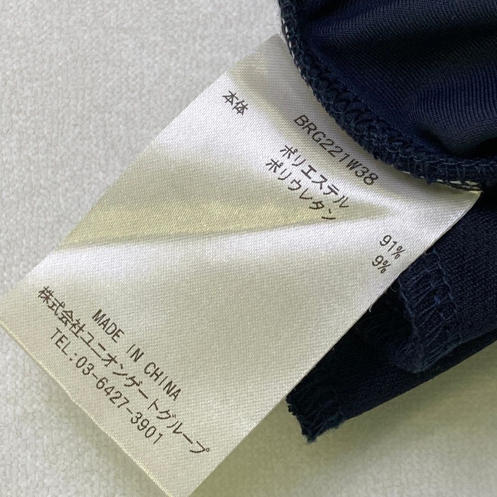 サイズ：XS BRIEFING GOLF ブリーフィング ハイネック 半袖ワンピース