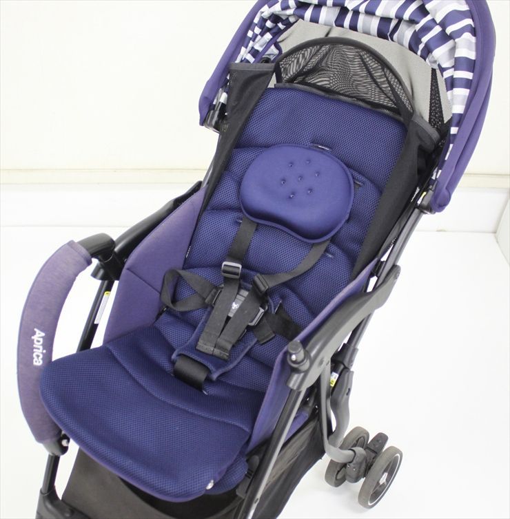 クルリー ネイビー NV 2129307 アップリカ 真横スライド可能