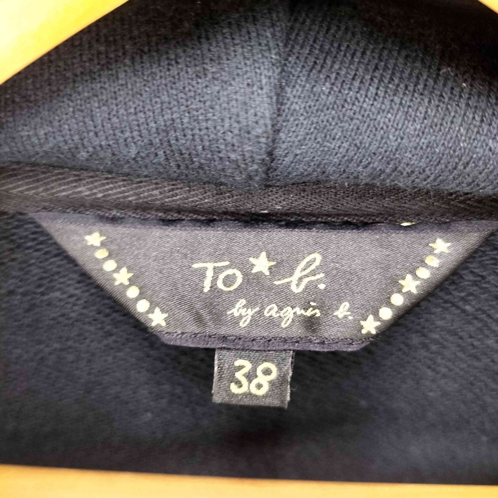 トゥービーバイアニエスベー To b. by agnes b. WK71 HOODIE ロゴ