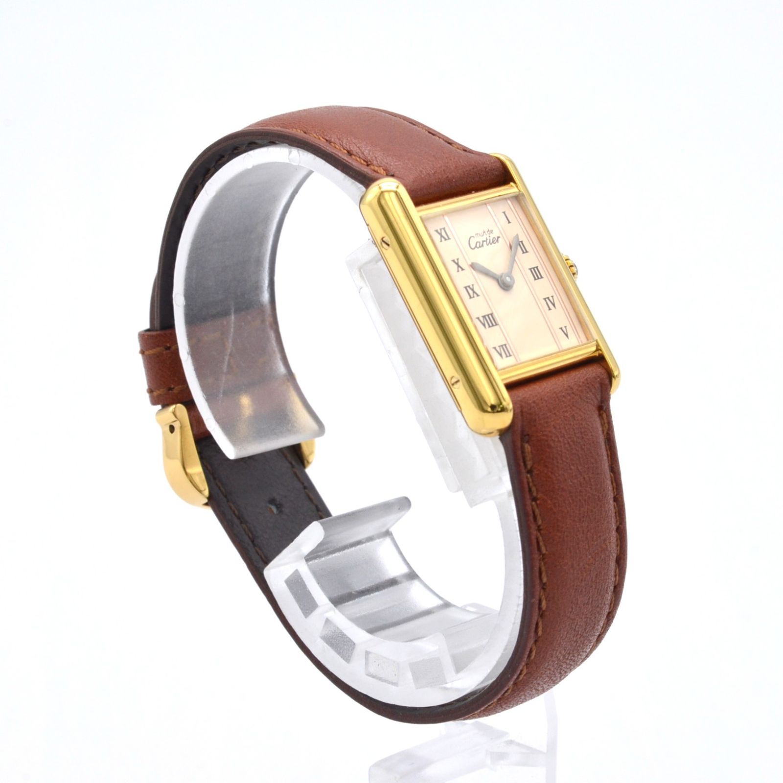 電池交換済 カルティエ マスト21 QZ SM Cartier カルティエ レディース