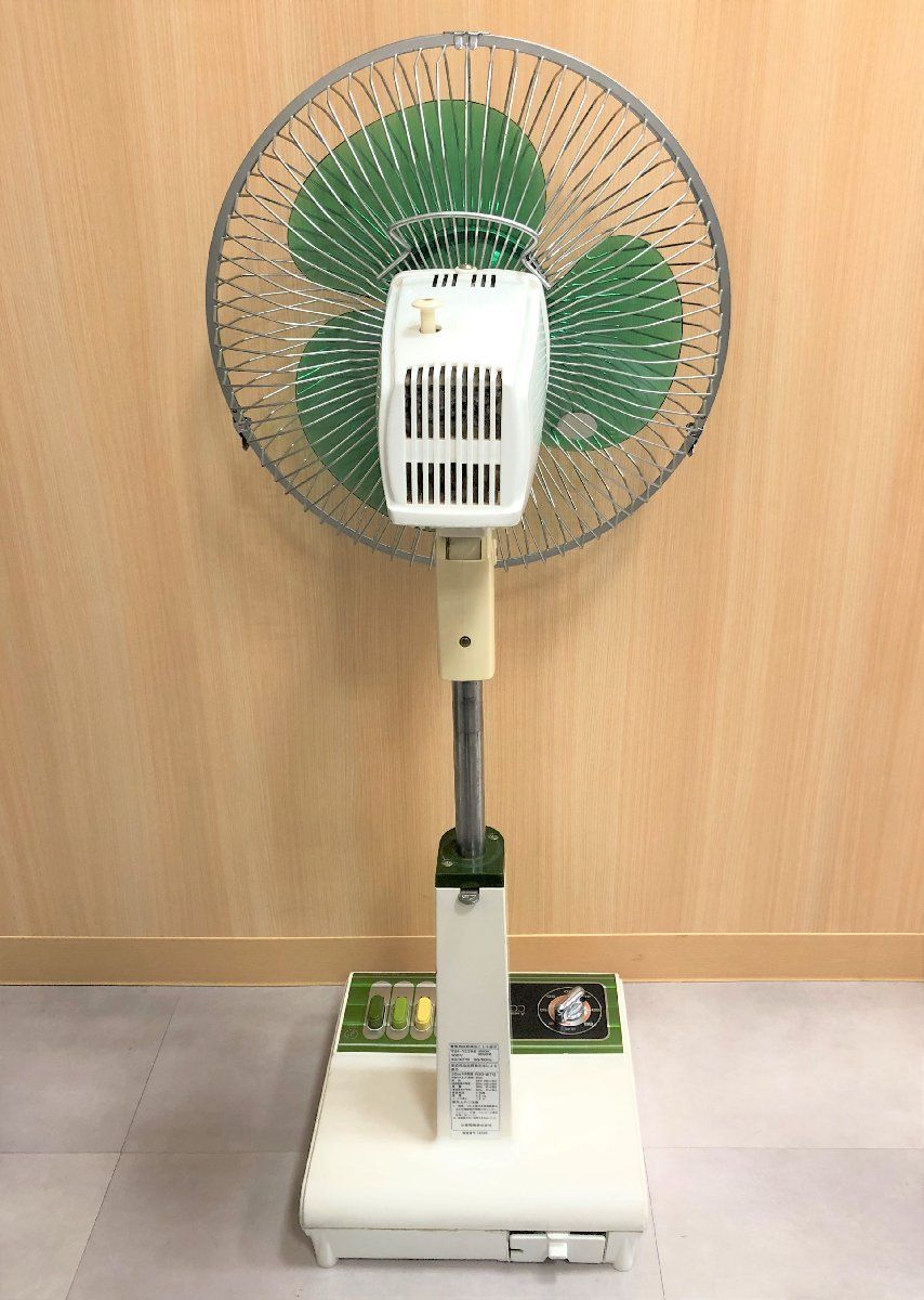 三菱電機　扇風機　R30-WTG昭和レトロ　アンティーク　現状品 冷暖房・空調 ☆三菱 扇風機 COMPAC コンパック R30-WTG 昭和レトロ