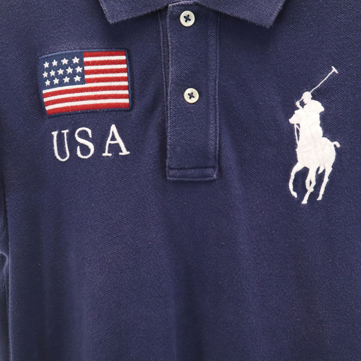 RALPH LAUREN ラルフローレン ビッグポニー刺繍 星条旗 刺繍