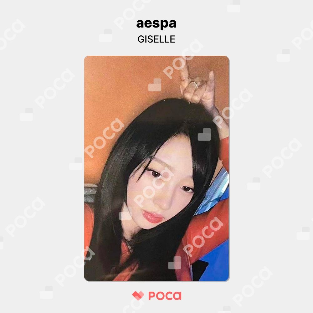 aespa ジゼル drama QQ music トレカ aespa Giselle Drama Album QQ Music Pob Pre Order Benefit