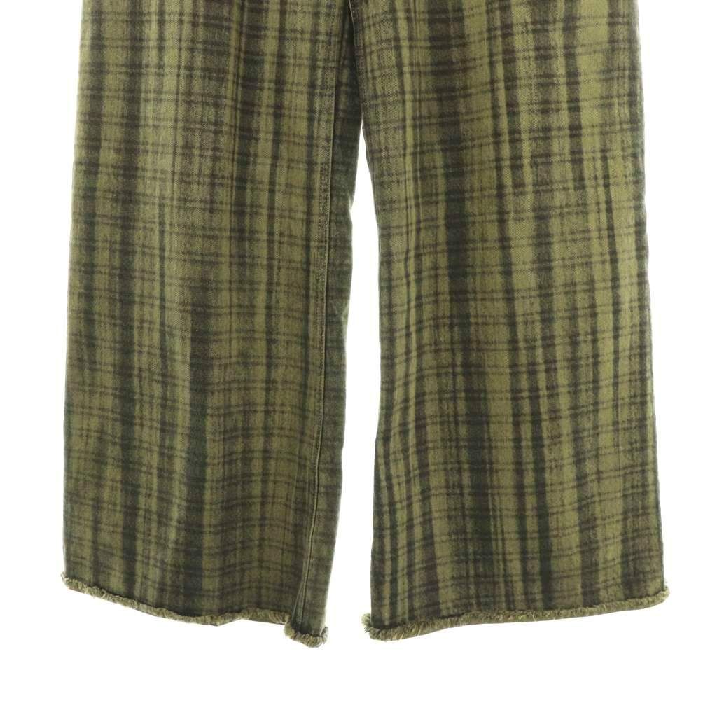 エゴンラボ EGONLAB 25SS BAGGY DENIM PANT TARTAN DENIM デニムパンツ  