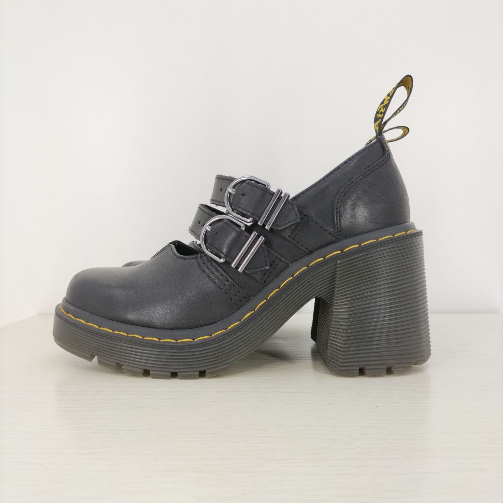 ドクターマーチン DR.MARTENS EVIEE メリージェーンUK5 楽天市場】ドクターマーチン EVIEE チャンキーヒール メリー