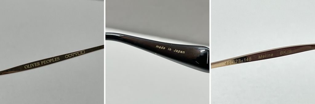 01w-0478 〇 OLIVER PEOPLES オリバーピープルズ サングラス Meline ユニセックス ケースあり 記載サイズ49□23-145  ブラック ゴールド 【中古品】 - メルカリ