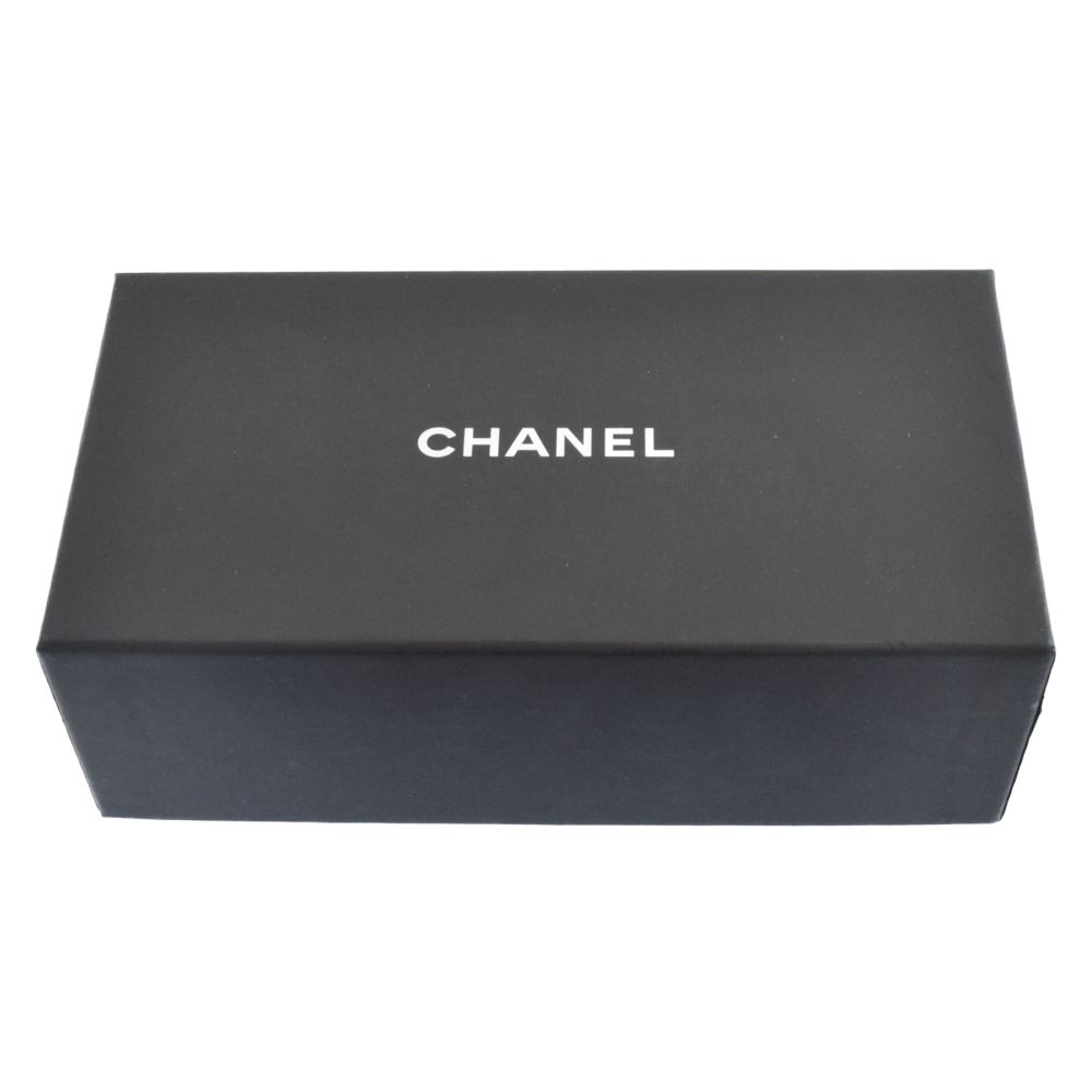 CHANEL (シャネル) スクエア シェイプ アイウェア メタル u0026 ストラス サングラス 4277B ゴールド/ブラウン