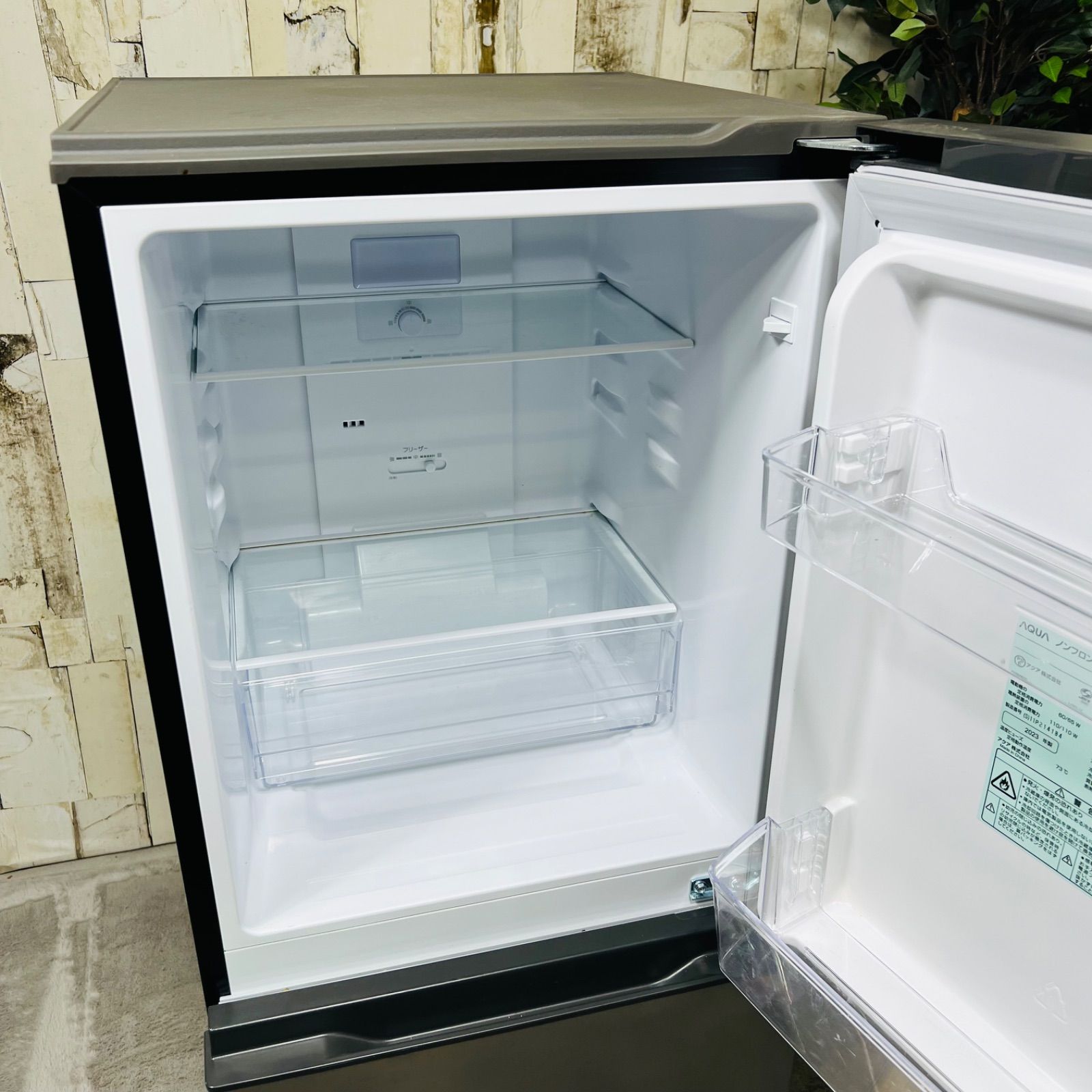 2023年製】AQUA アクア AQR-14N(S) ノンフロン冷凍冷蔵庫 FS31 - メルカリ