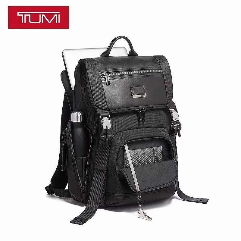 新品未使用 ❣ TUMI Alpha Bravo LARK リュック ビジネスバッグ バックパック レザー トゥミ ブラック メンズ ビジネスリュック  通勤 通学 出張 大容量 おしゃれ 人気商品 仕事用 日常用 - メルカリ