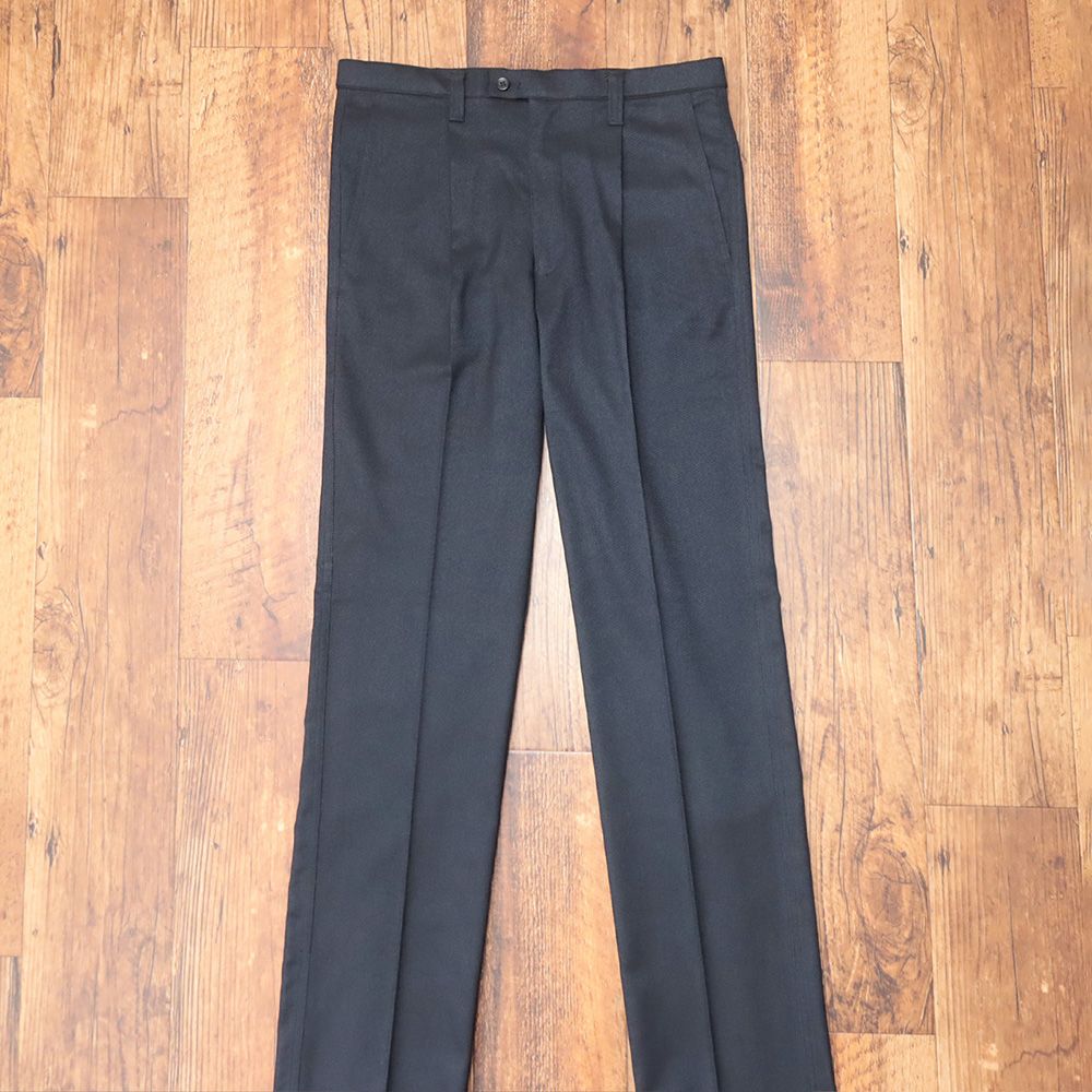 秋冬 88 cm ワンタックパンツ ストレッチ ウエスト伸縮 ウォッシャブル 洗濯OK イージーケア メンズ 紳士 グリーンクラブ ダークネイビー mb 376