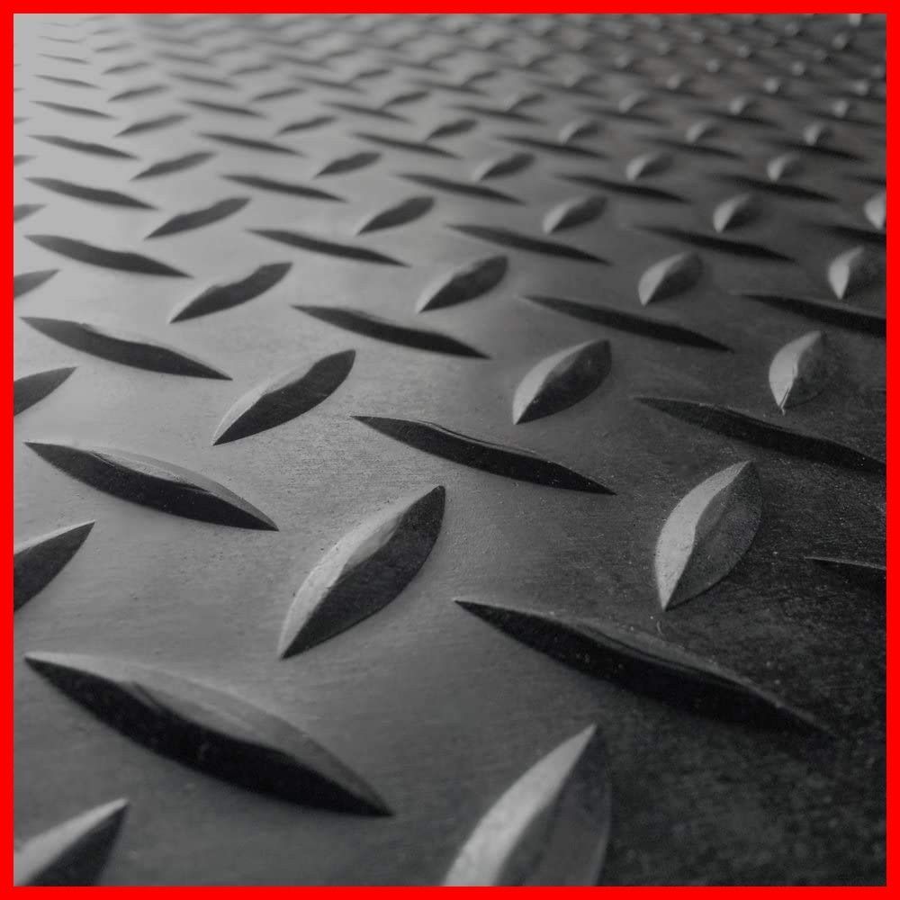 黒 100 500cm トラックゴムマット 厚さ3mm ゴムシート 荷台ゴムマット マット 表面滑り止め構造 ガレージ ゴム製マット NAMIYA