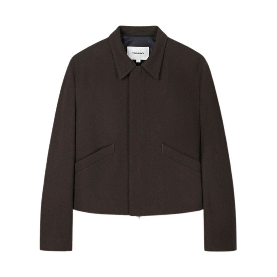 Tonywack バージンウール クロップド ブルゾン ダークブラウン L サイズ