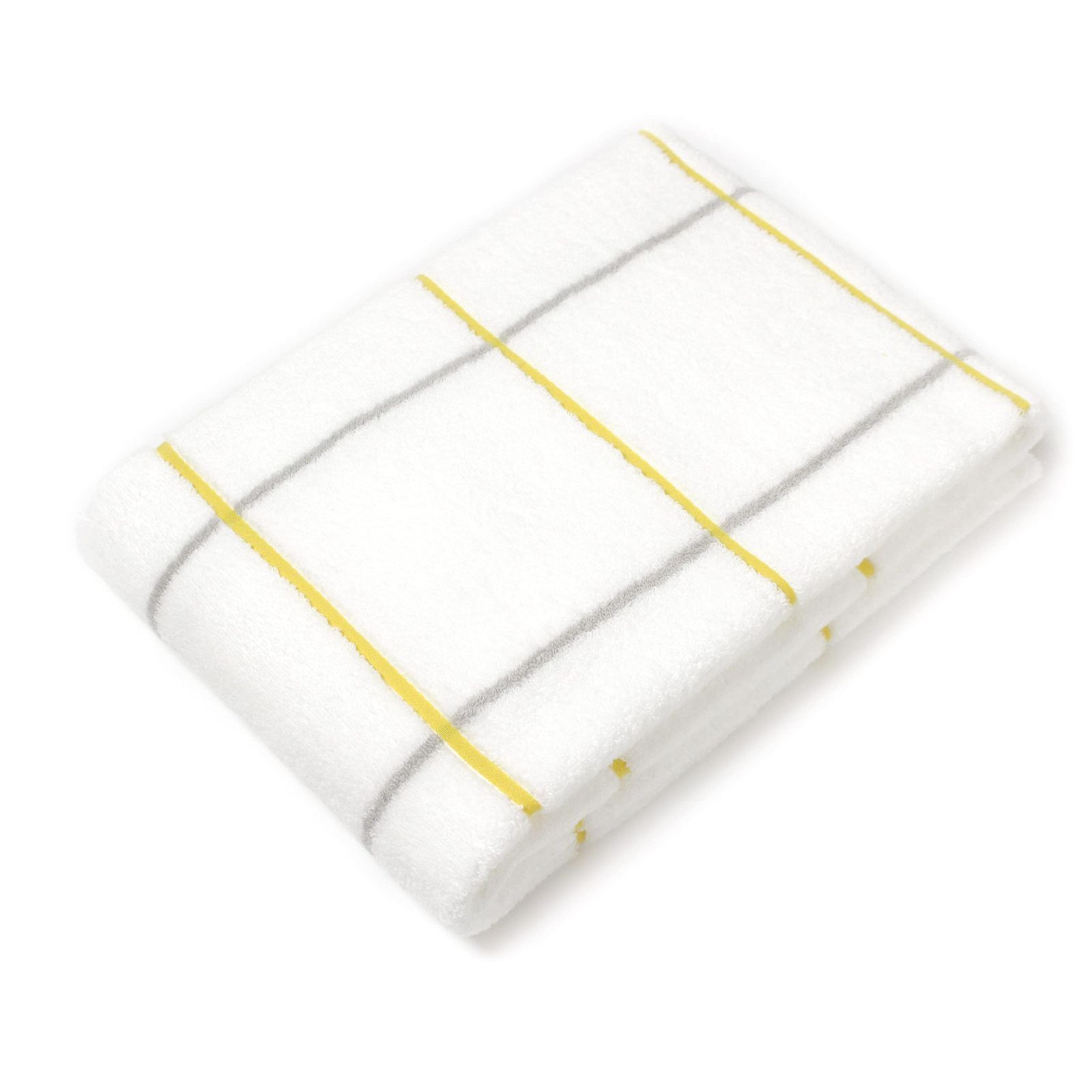 Color イエロー 今治タオル 伊織 string バスタオル イエロー