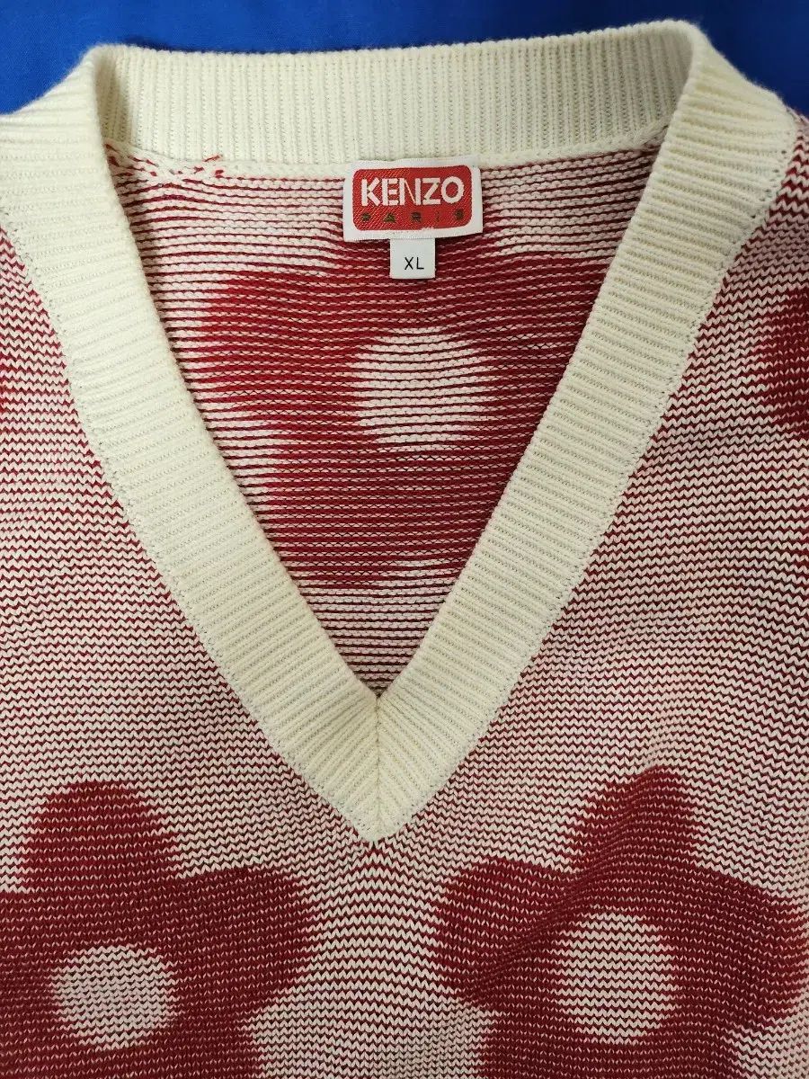 未使用品 KENZO ケンゾー KENZO 花 ニット ベスト XL 100％品質保証。