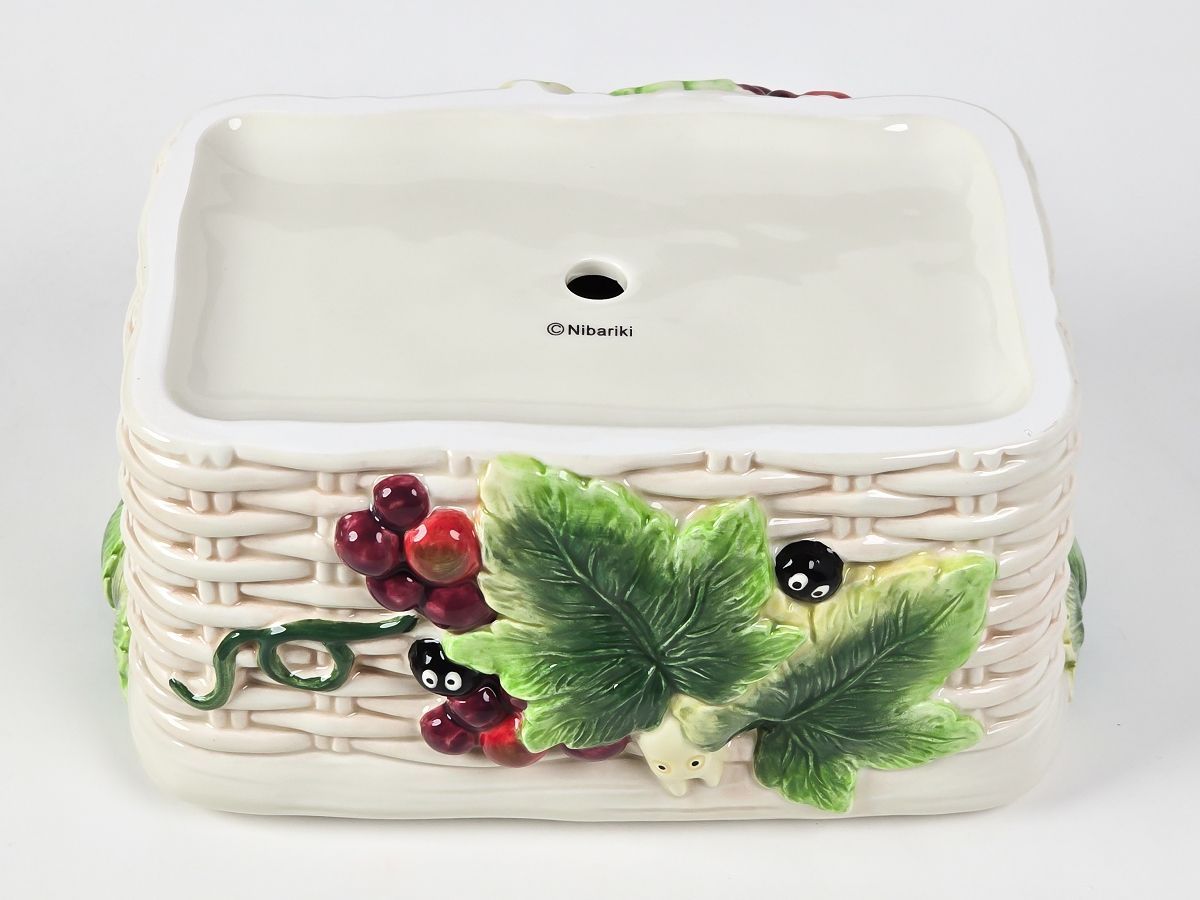 節約 未使用 ベネリック となりのトトロ 陶器プランター トトロぶどう