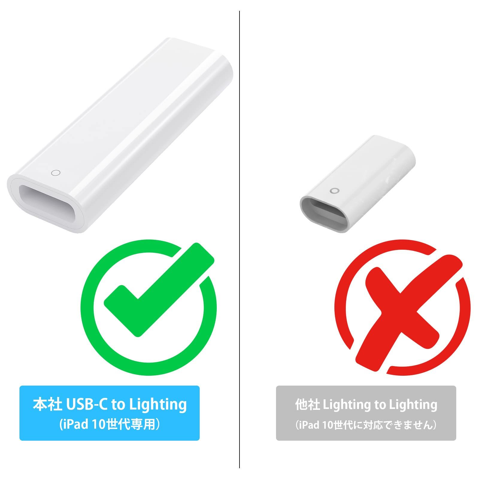 在庫処分】to ライトニング 変換アダプター 第1世代 Type-C 第1