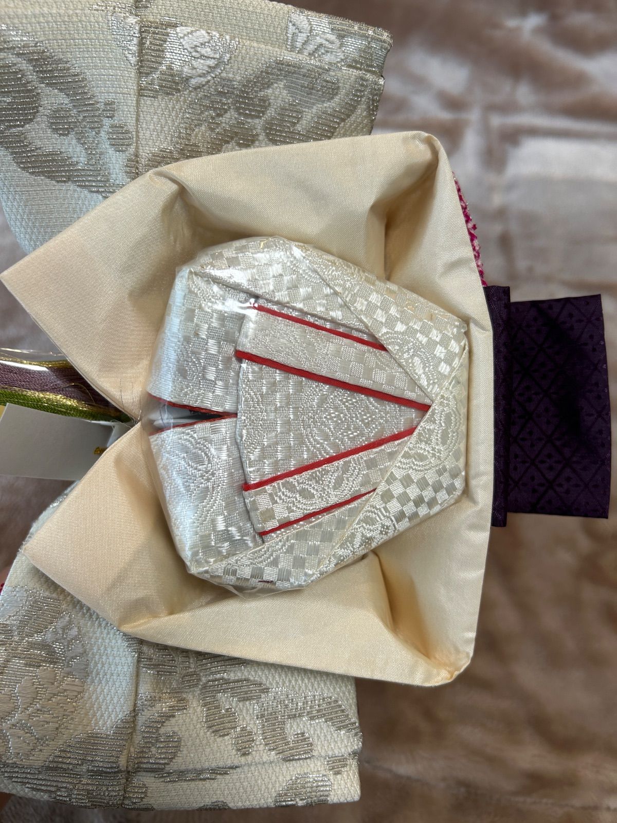 極上仕立 本束帯雛 正絹帯輪奈唐織 親王飾り 京七番親王 本仕立屏風香