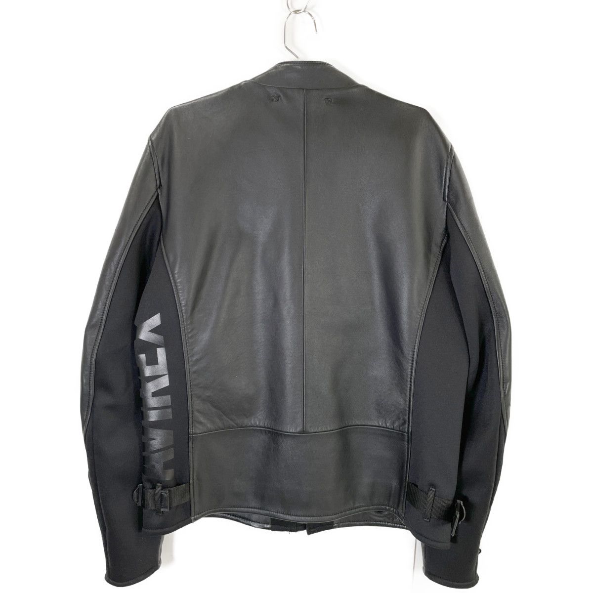 AVIREX アヴィレックス 6191048 ﾌﾞﾗｯｸ ﾗﾑﾚｻﾞｰ切り替えｼﾝｸﾞﾙﾗｲﾀﾞｰｽ