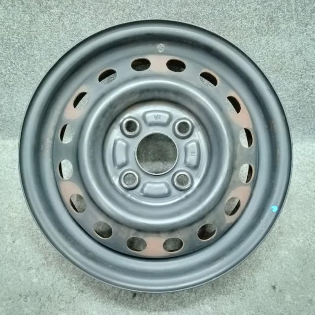 スズキ 純正 スチールホイール 黒鉄チン 4.00B PCD100 45 4本 日産モコ ピノ 101966