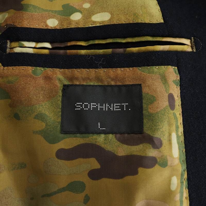 ソフネット SOPHNET. 2WAY ブリティッシュ チェスターコート