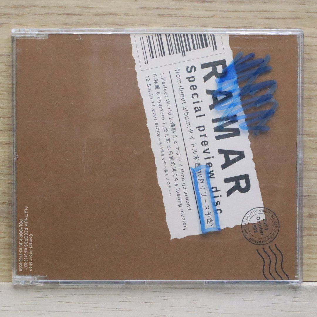 格安SALEスタート！ PREVIEW SPECIAL 中古CD☆ラマー/RAMAR□ DISC album debut from 邦楽