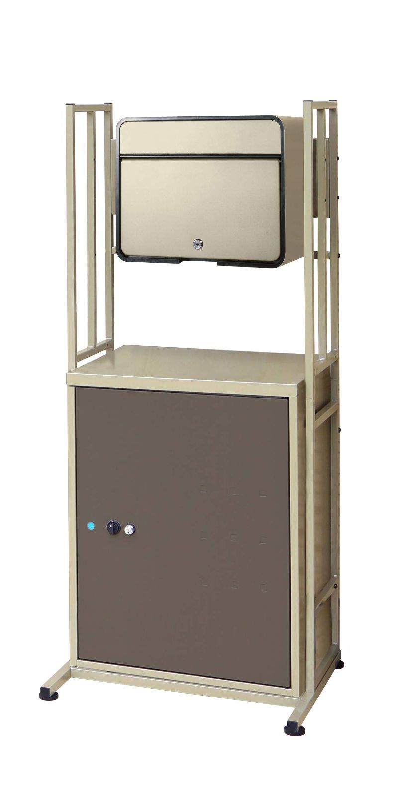 商品 A4封筒対応 大容量 屋外 ダイヤル錠 置き型 スタンドセット 宅配ボックス TRS01TR3465GBFH58PTGY ポスト グリーンライフ