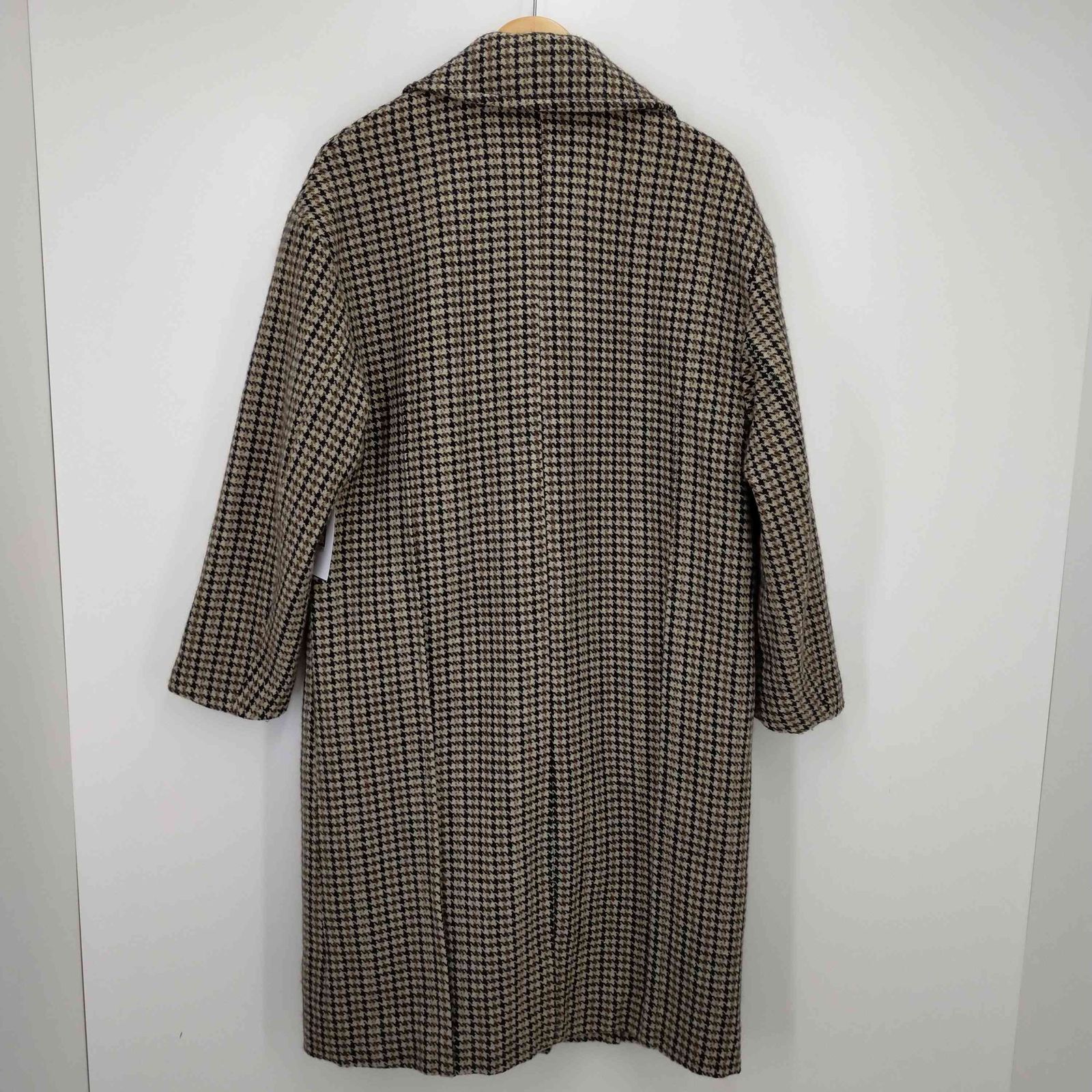 ザラ ZARA ウールミックスハウンドトゥースコート レディース XS 