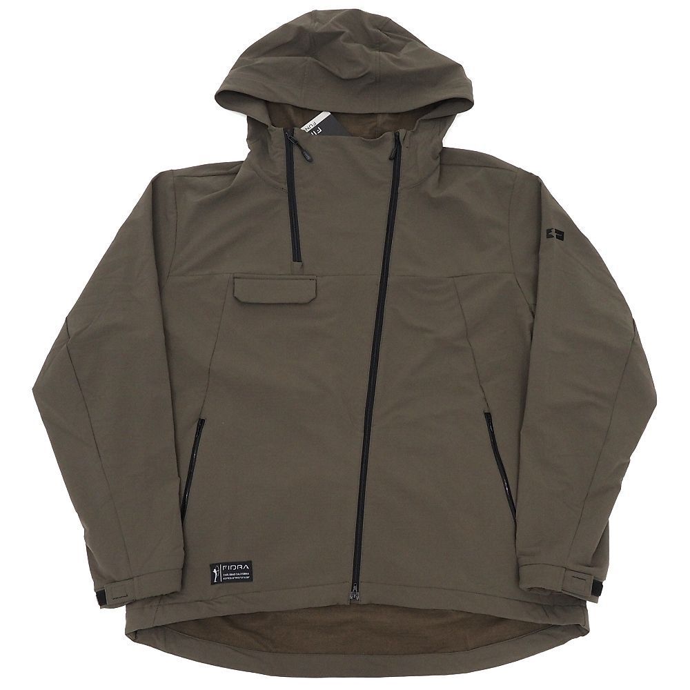 FIDRA VERA 防風フーディ ブルゾン サイズ M カーキ 定価39600円 FV5STY05 ジャケット 起毛裏地 ゴルフウエア フィドラ メンズ 5WHB|H06341|KCT04|