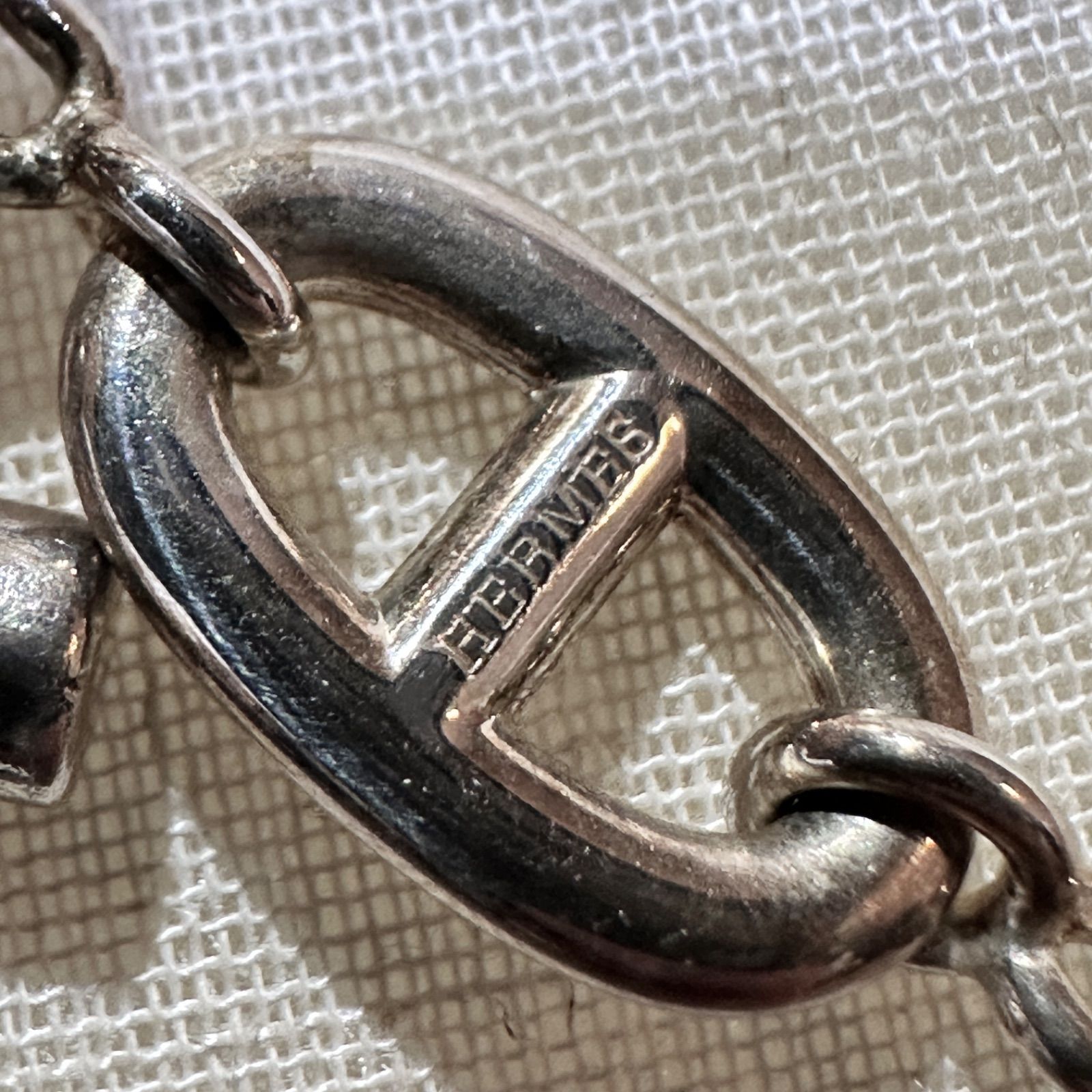 HERMES エルメス ファランドール 120cm 約97.5g シェーヌダンクル 箱 