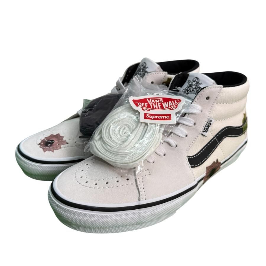 【美品】サイズ【US8.5/26.5cm】シュプリーム×バンズ Supreme×VANS 25SS／ Nate Lowman Skate Grosso Mid ／ネイト・ロウマン スケートグロッソミッド スニーカー ／ 8065000219458