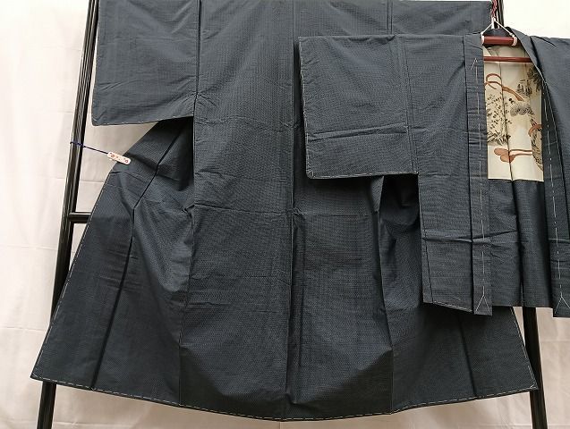 平和屋着物男性　本場大島紬　アンサンブル　80亀甲　逸品　BAAK3311hv