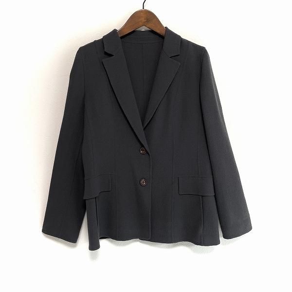 anc レリアン Leilian ジャケット 42 グレー系 stefanoni イタリア製