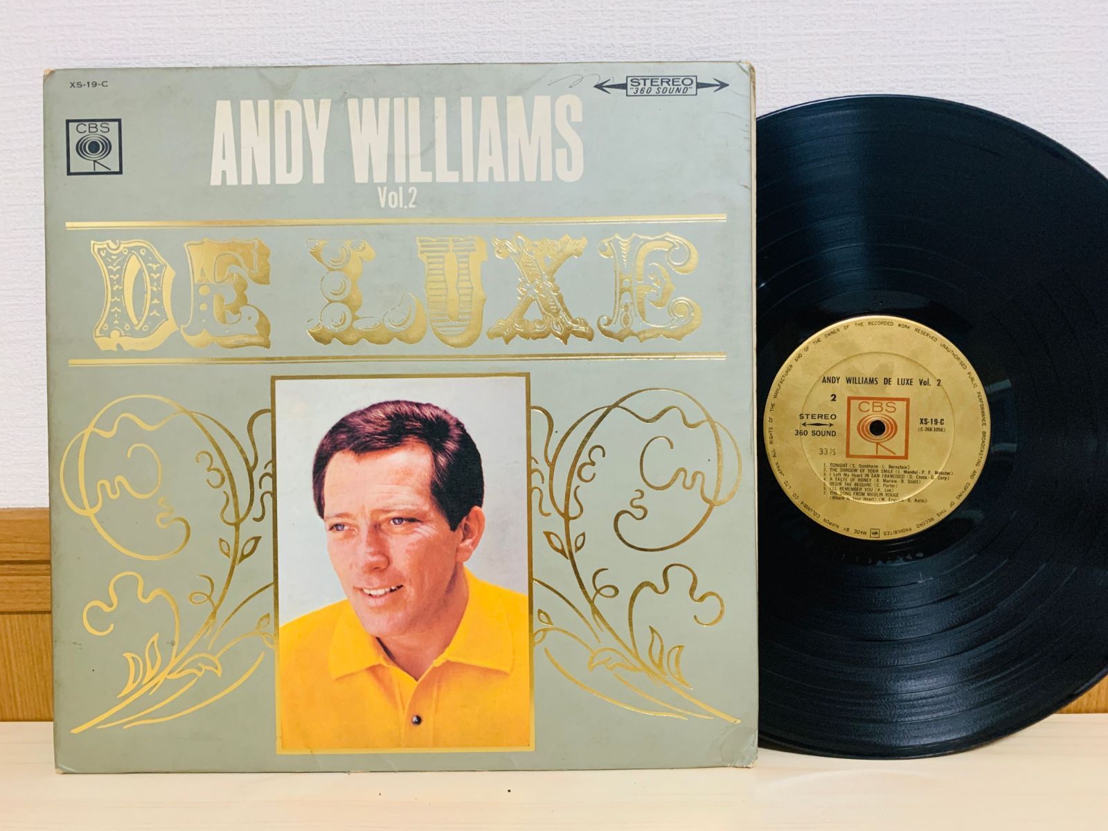 アンディ・ウィリアムス・デラックス　レコード アンディ・ウィリアムス ミニデラックス レコード（4曲入り