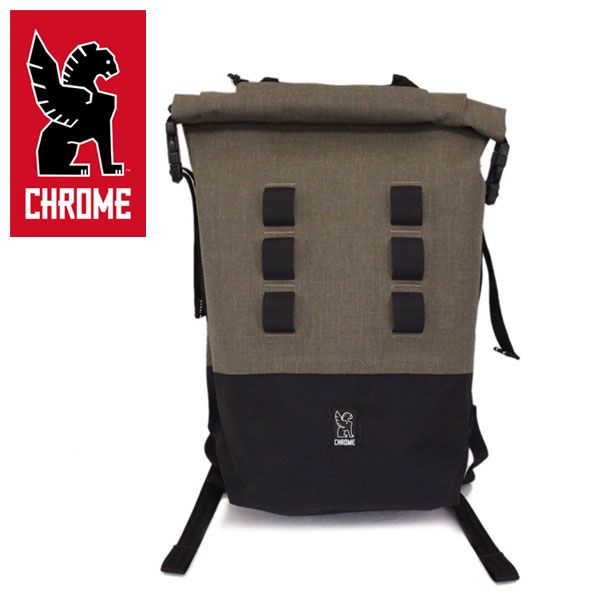 CHROME (クローム クロム) BG-217 URBAN EX ROLLTOP 18 アーバン EX ロールトップ バックパック 2色 CH211 KHAKI/BLACK