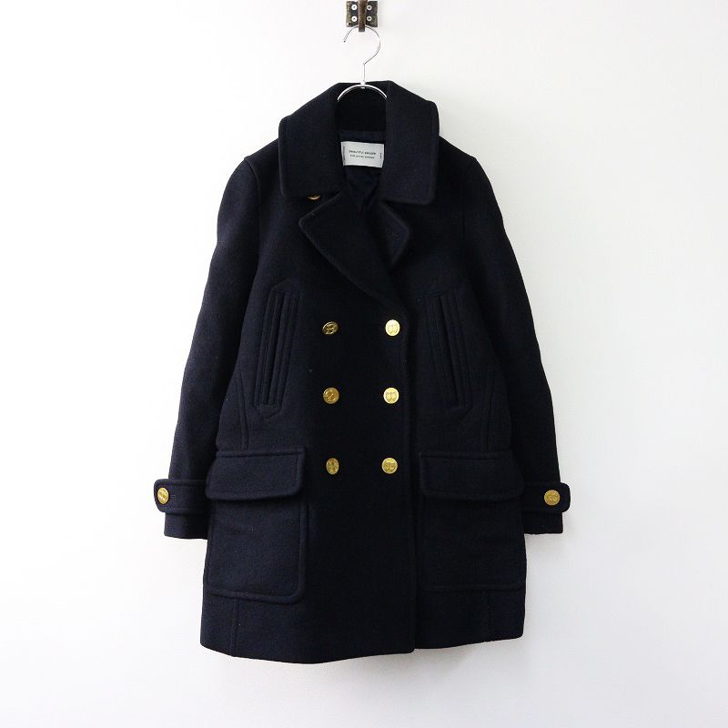 ハロータウンストアーズ HTS ステンカラーコート ブラック HARROW TOWN