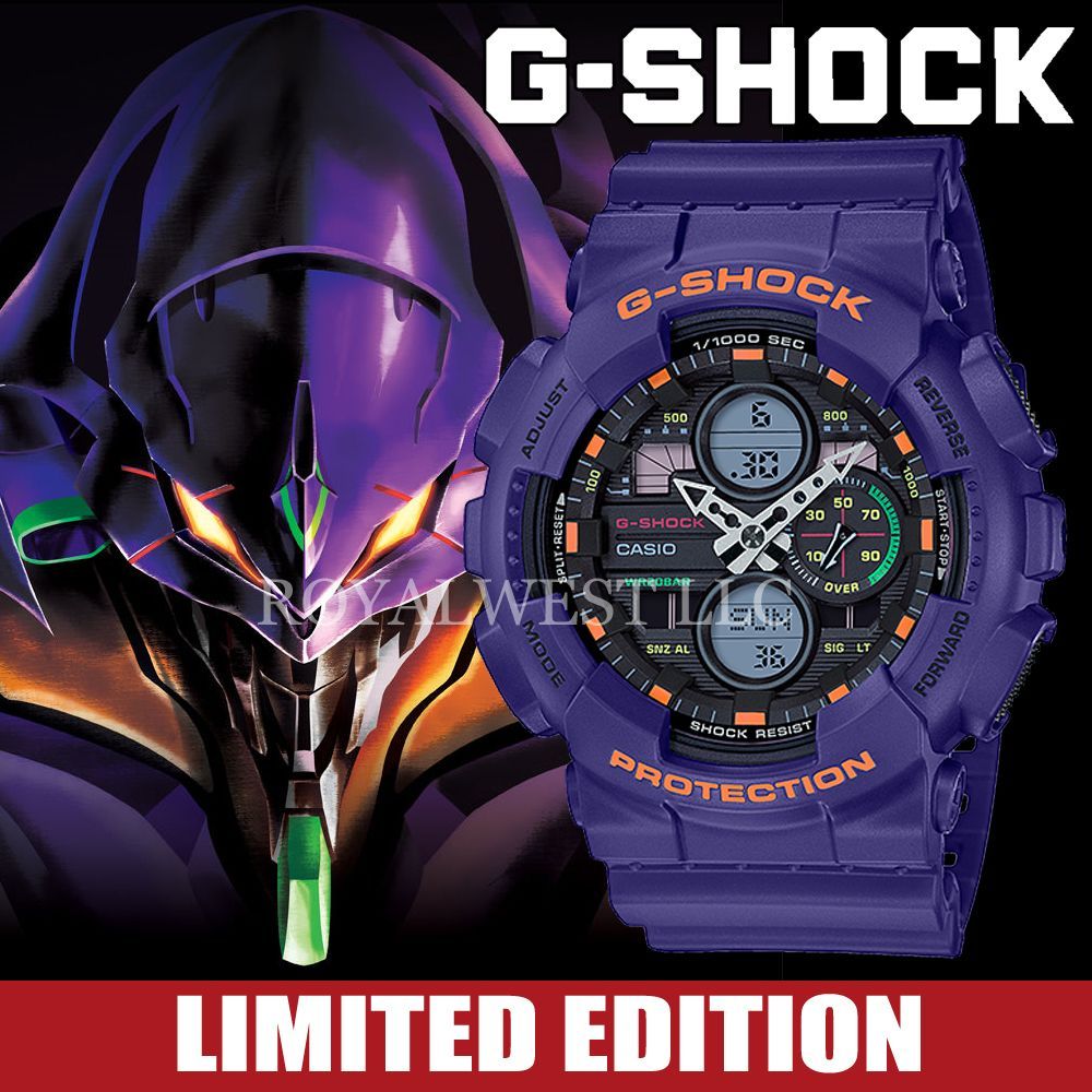 通称EVAエヴァ初号機カラーG-shock Gショック 美しすぎるパープル 逆