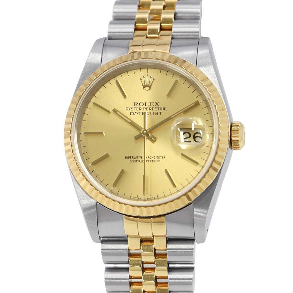 ロレックス デイトジャスト L番 SS/K18YG 116233 ROLEX 腕時計