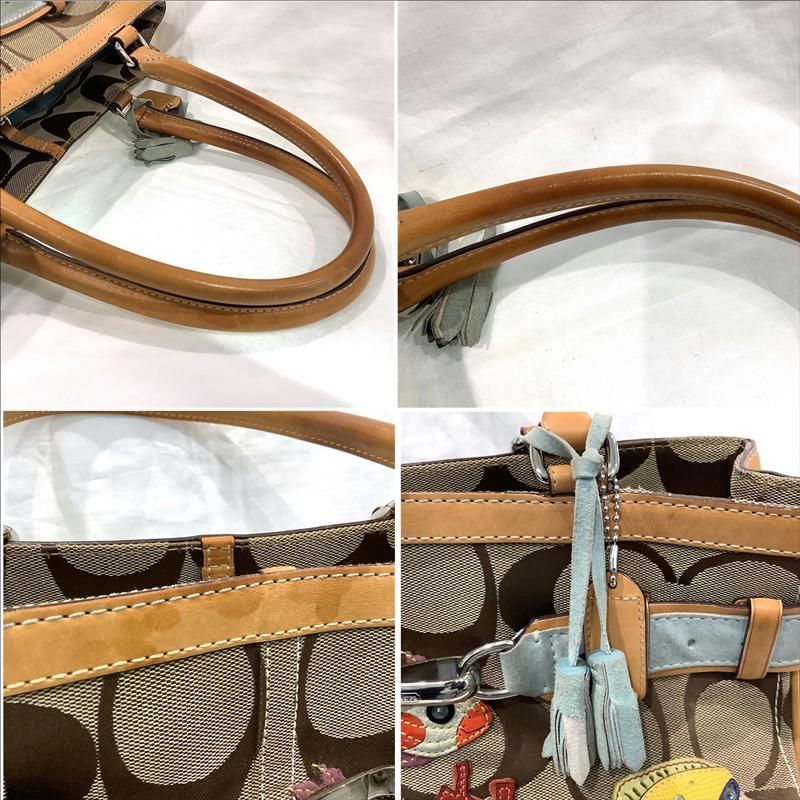 コーチ（COACH） 1490 シグネチャーアプリック キャリオール 熱帯魚 