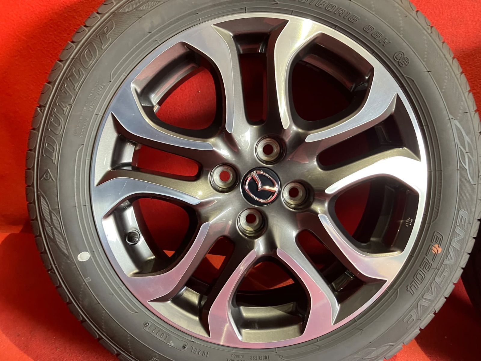 マツダ　デミオ 1.5 xd 純正タイヤ　ホイールセット　185/60R16 マツダ デミオ タイヤ交換｜グーネットピット