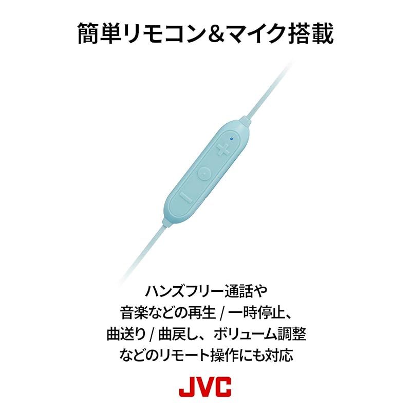 JVCケンウッド JVC HA-FX28W-A Bluetooth対応ワイヤレスイヤホン 防滴仕様 ブルー