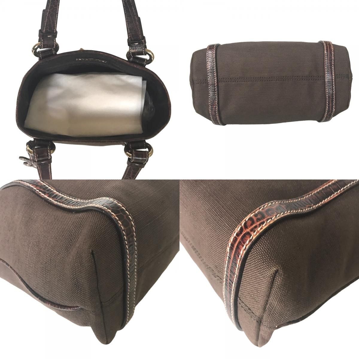 CELINE セリーヌ トートバッグ レディース キャンバス ブラウン茶色 WC