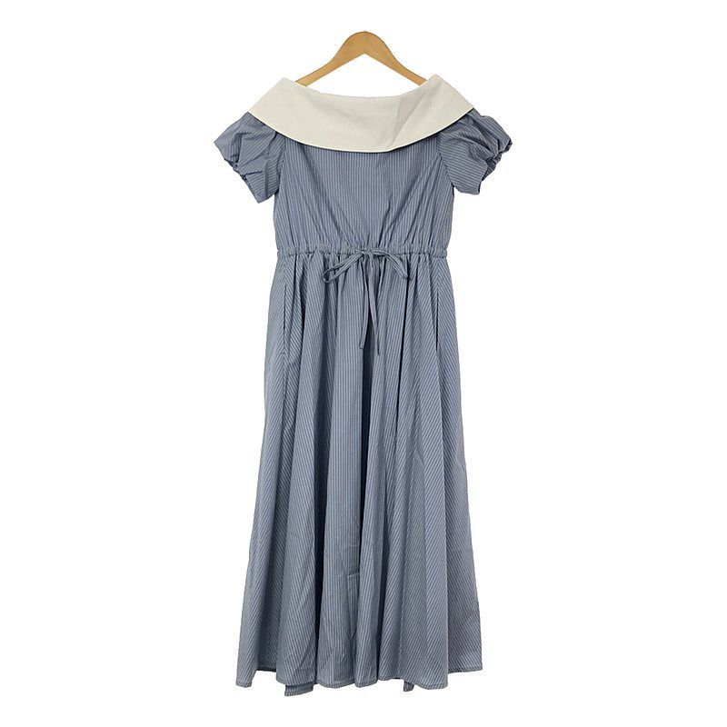 Rosy Monster / ロージーモンスター | ストライプ ボリューム ドレス