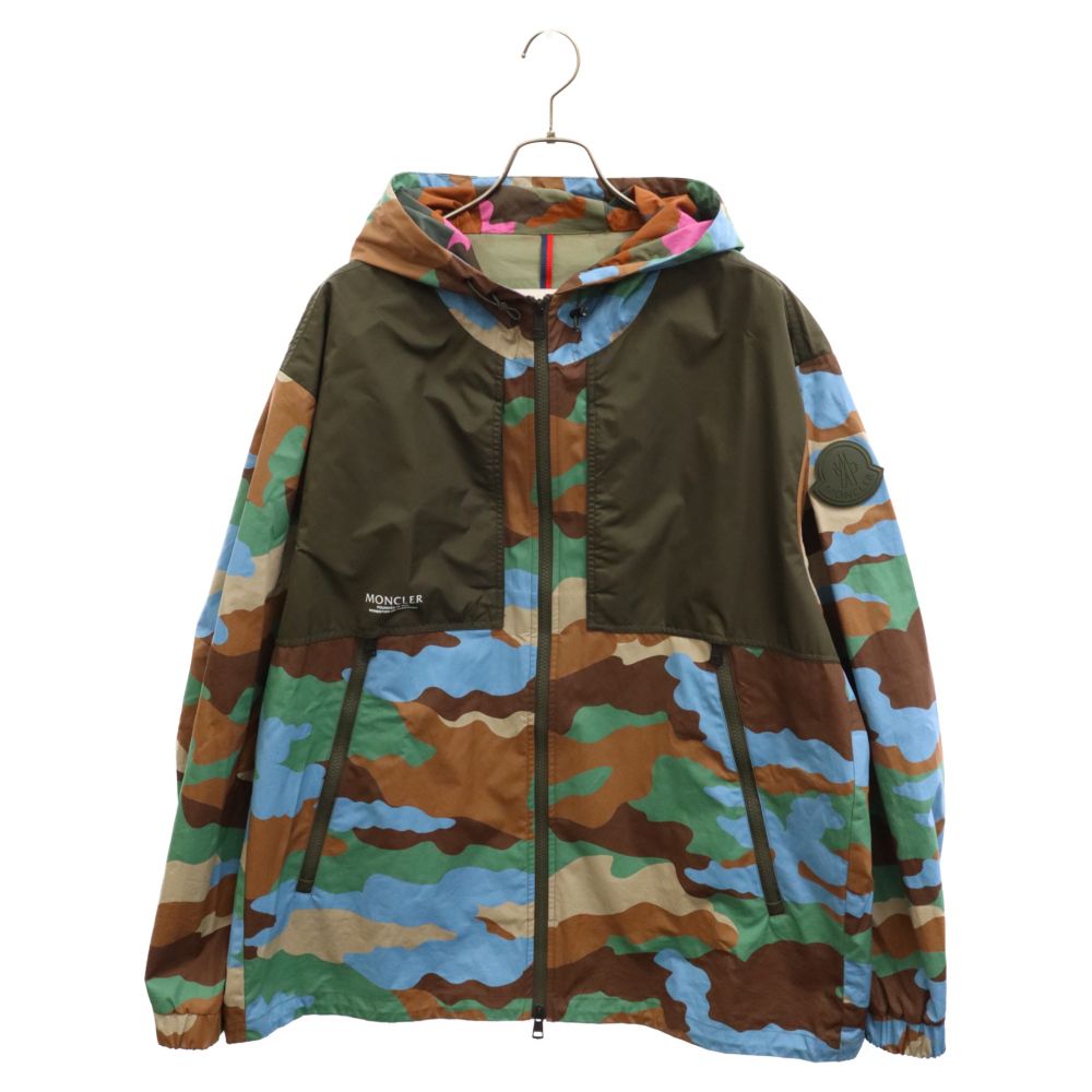 MONCLER モンクレール カモフラージュ 切替 パーカー MONCLER