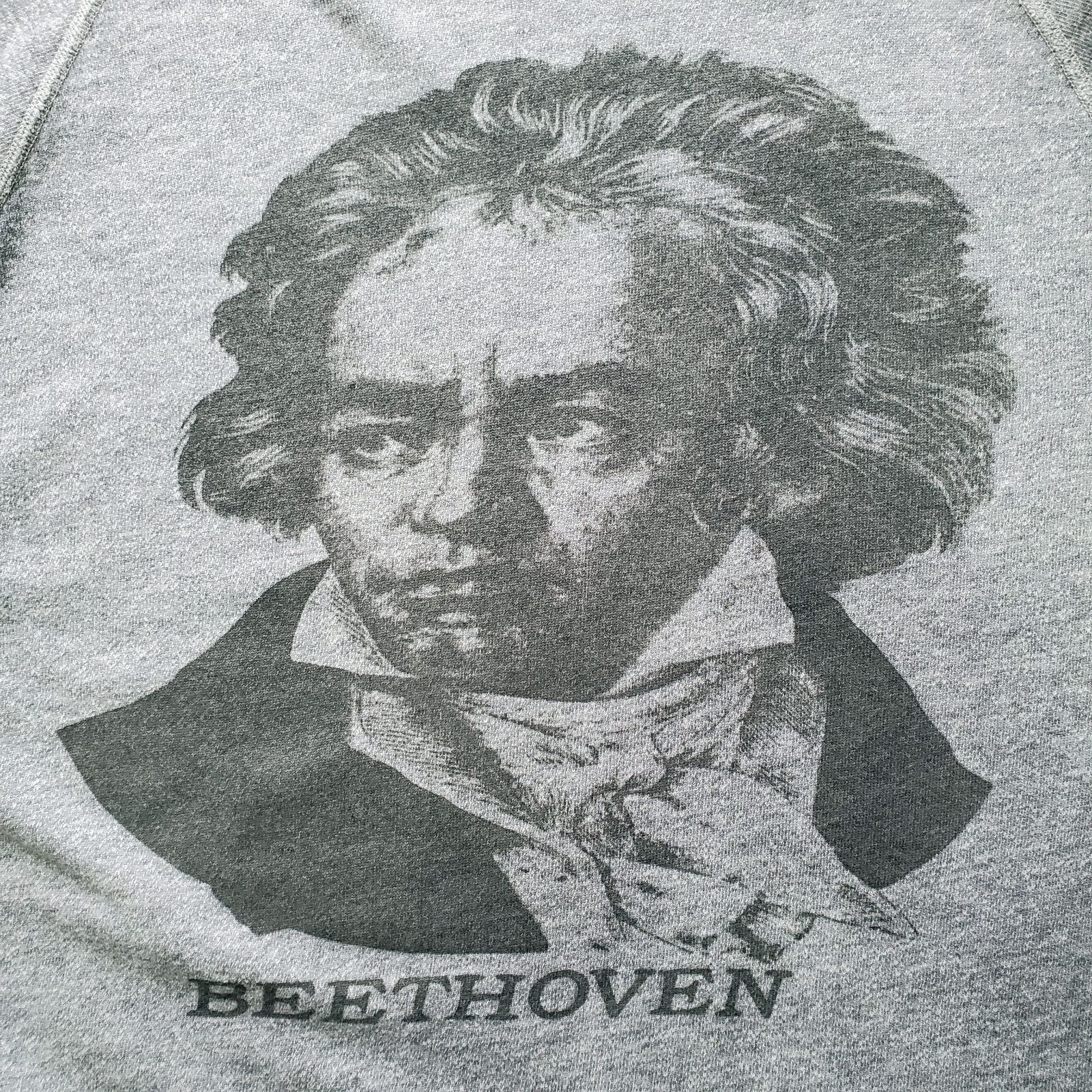 ダブルワークス ベートーベン スウェット 霜グレー S ウェアハウス DUBBLE WORKS ダブルワークス□美品 BEETHOVEN 染み込み