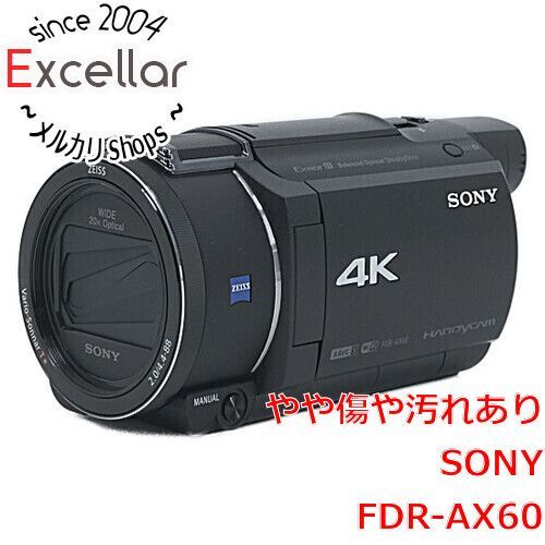 bn:18] SONY製 デジタル4Kビデオカメラレコーダー FDR-AX60/B 元箱あり