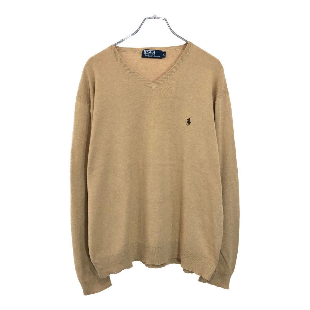 【ゆん】POLO RALPH LAUREN ニットセーター ベージュ POLO RALPH LAUREN（ニット/セーター ・ ベージュ系）のフリマ
