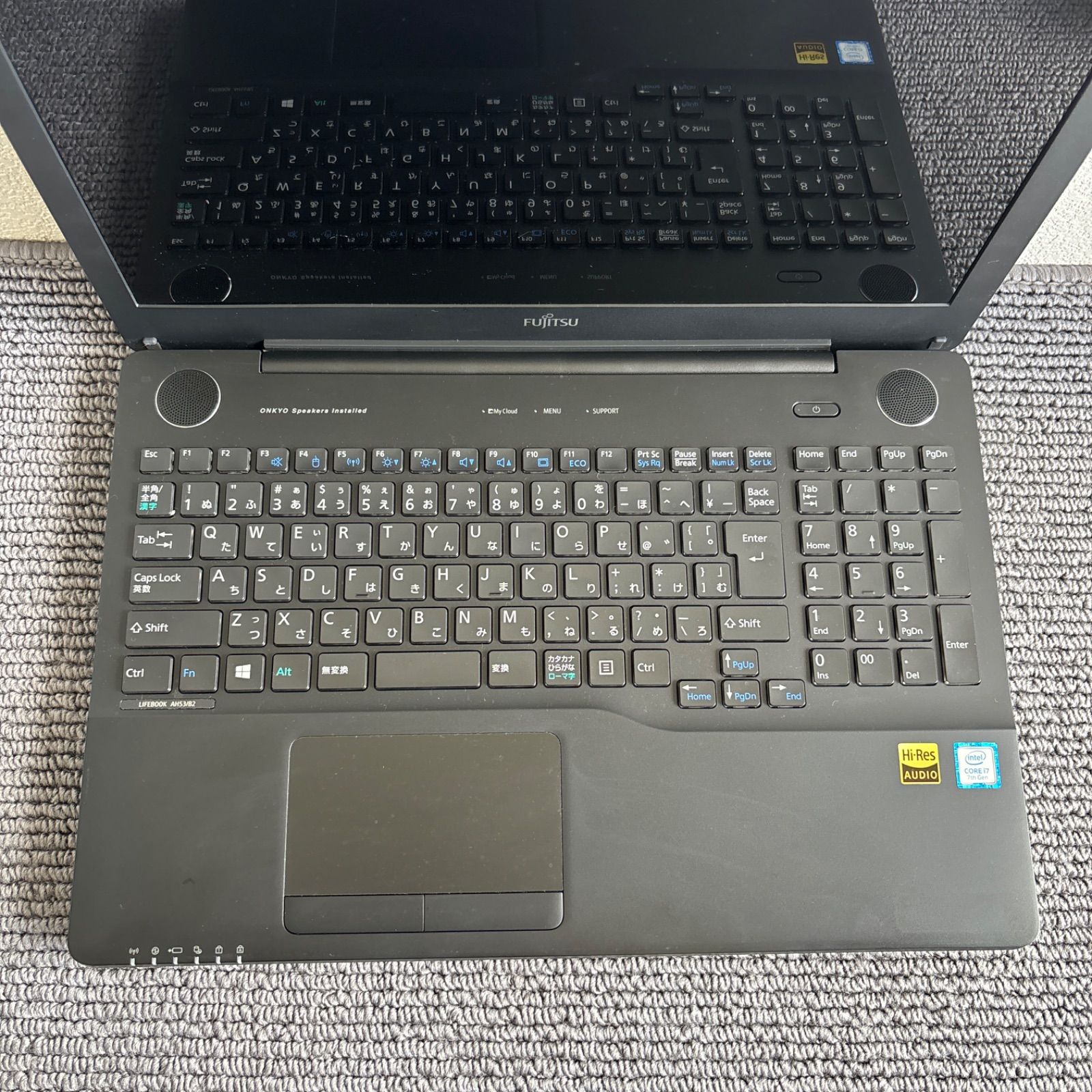 Windowsノート本体 LIFEBOOK AH53/B2/i7-7700HQ/16GB/512GB/ Windowsノート本体 Fujitsu LifeBook AH53/X Core i7 富士通