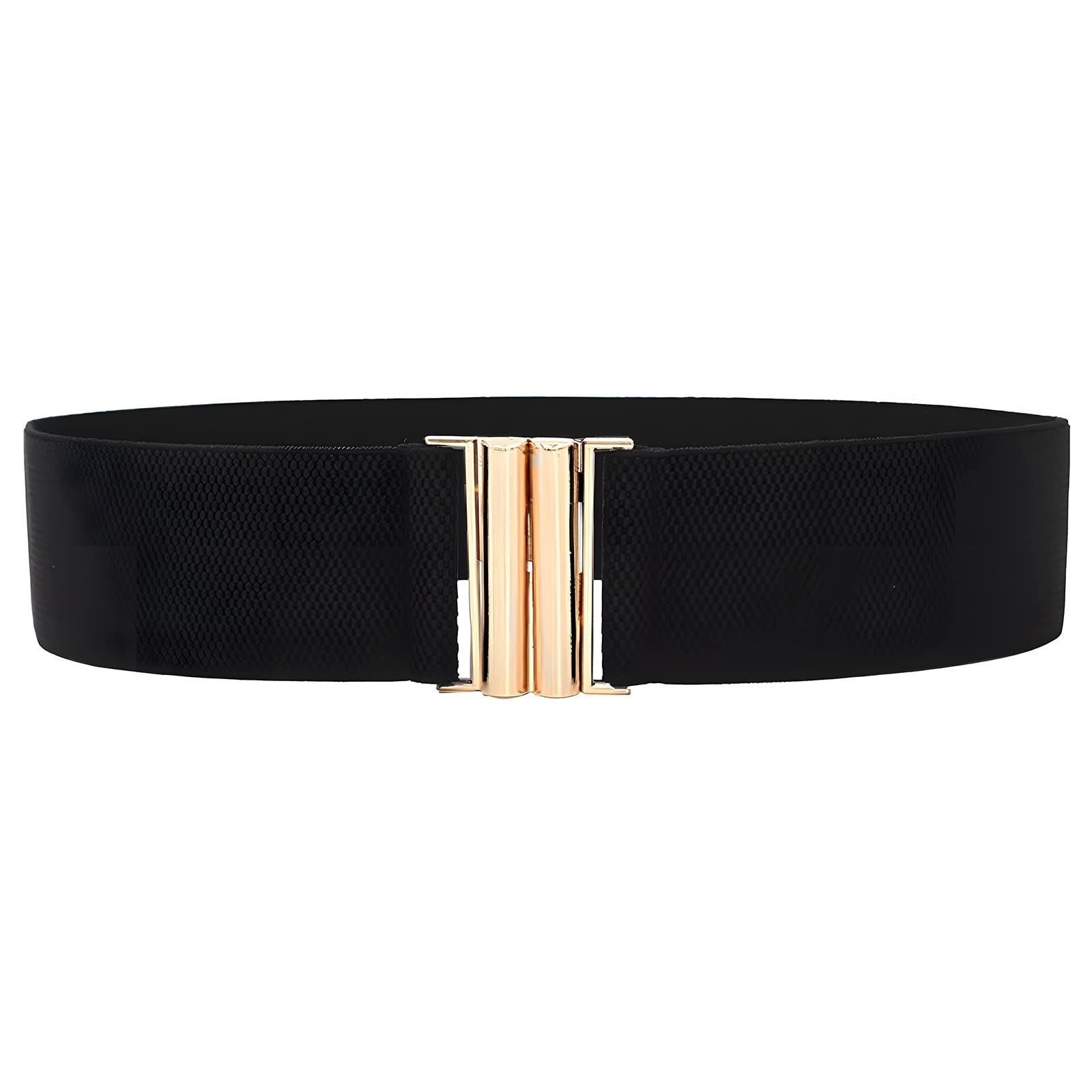 新着商品】幅広ベルト 飾りベルト 太ベルト レディースベルト 伸縮性