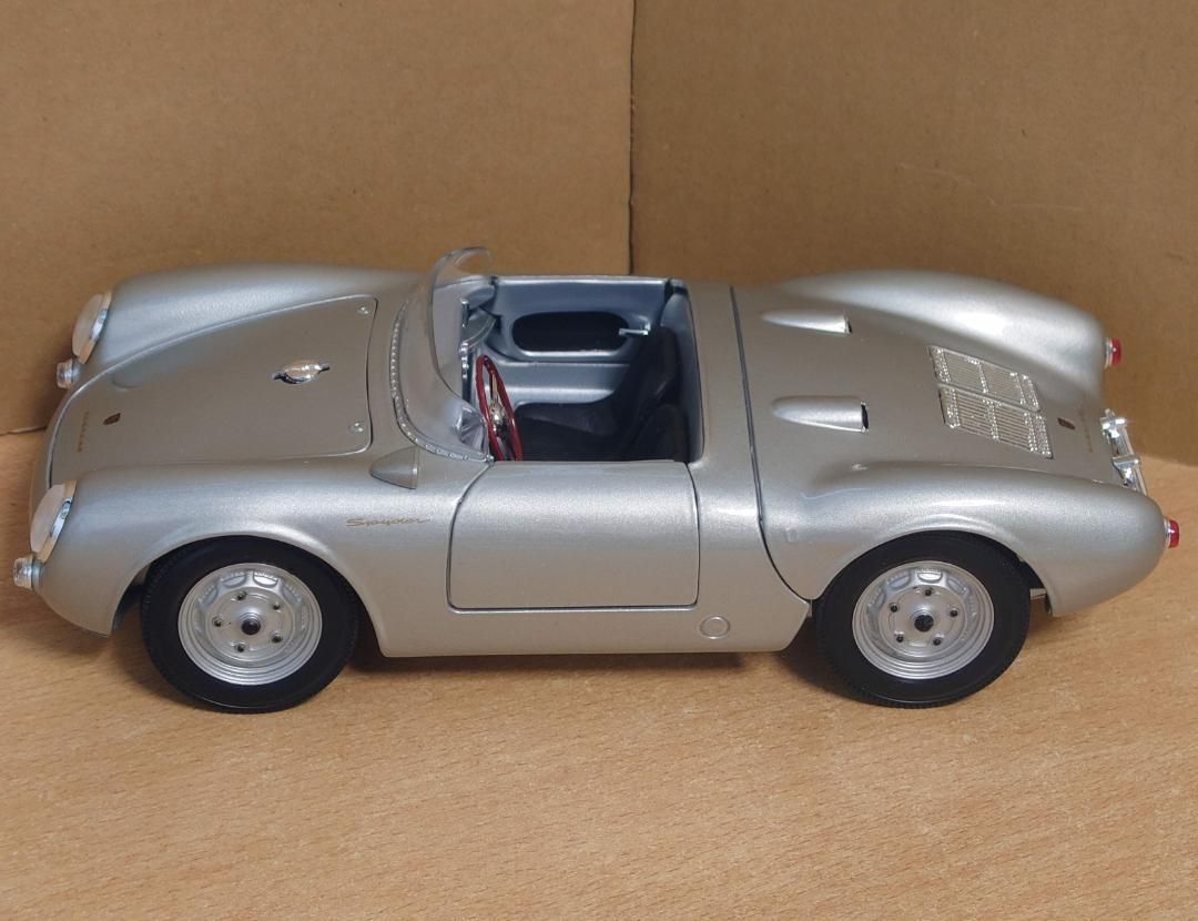 1/18 ポルシェ550A スパイダー 1955 シルバー Porsche Porsche 550 RS Spyder – Amalgam Collection