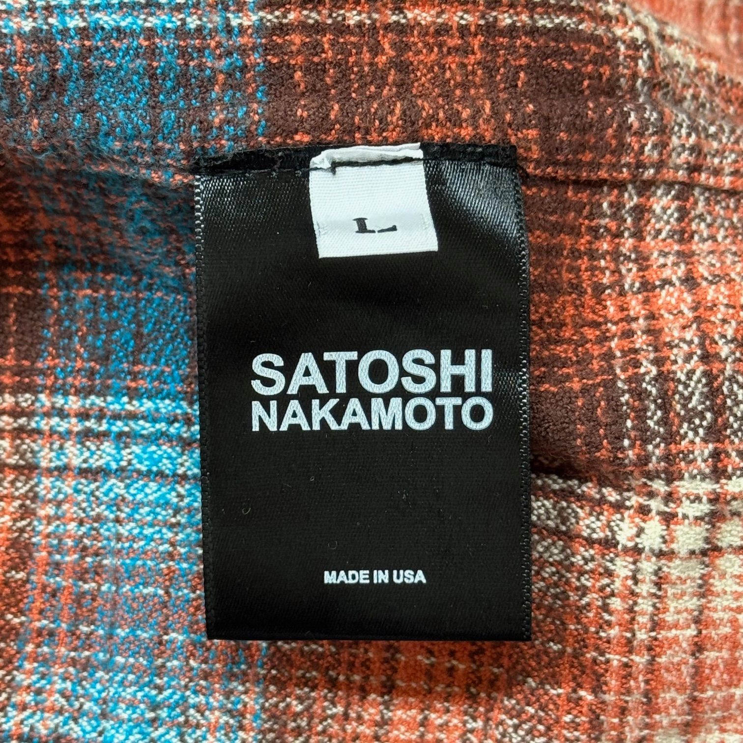 SATOSHI NAKAMOTO 24AW PLAID SHIRT WITH PATCH POCKET チェック